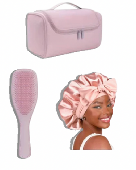 Flexy Rods + Detangle Brush + Silk Hair Wrap